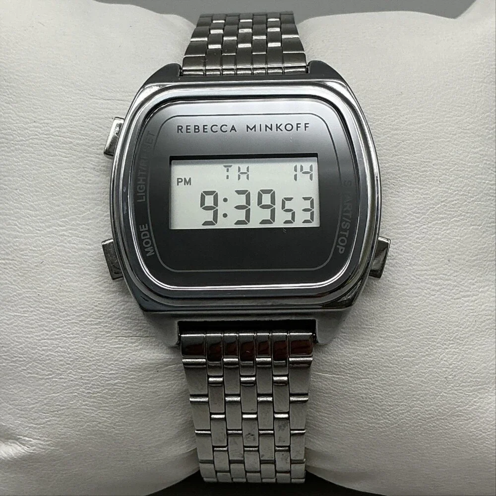 Rebecca Minkoff RM.16.3.112.0136 Womens Watch 35mm Black Digital Stainless Steel
